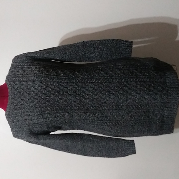 GAP Dresses & Skirts - GAP Gray Cable Knit Sweater Dress Sz M
